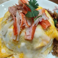 เมนูของร้าน กระเพรา-ไข่ขยี้ ประเทศไทย