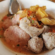 เมนูของร้าน เส้นสยาม ก๋วยเตี๋ยวต้มยำสุโขทัย สายไหม