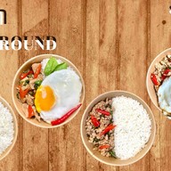 กะเพรา background