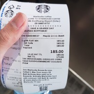 เมนู Starbucks สนามบินดอนเมืองขาออกระหว่างประเทศ