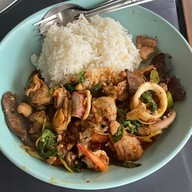 เมนูของร้าน ร้านอร่อยเด้อ อาหารตามสั่ง สาขาขอนแก่น