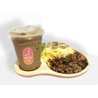 กะเพรา & ไข่ข้น (ปานใจ ถ.ประชาสโมสร) ถ.ประชาสโมสร