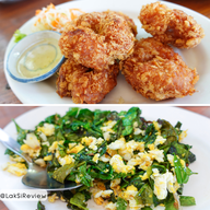 เมนูของร้าน บ้านสวนริมคลอง เชียงราก