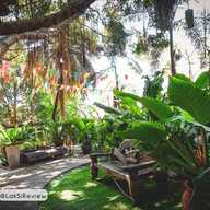 บรรยากาศ บ้านสวนริมคลอง เชียงราก