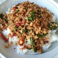 ข้าวไข่ข้น ร้านเจ้พัชอาหารตามสั่ง อมตะนคร
