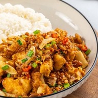 ไข่หมึก ปราศจากชูรส ธนาคารไทยพาณิชย์สำนักงานใหญ่ตึกเวสท์ชั้นG (อยู่ในร้านปันกัน)