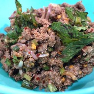 เมนูของร้าน อีสานมาเด้อ หลังตลาดเทิดไท