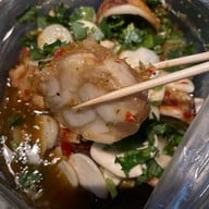 เมนูของร้าน หมึกลุงเดช งามวงวาน