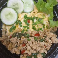 ข้าวไก่ทอดคั่วพริกเกลือ+ข้าวไก่ทอดทงคัตสึ byตาหวาน
