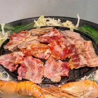 เมนูของร้าน ครอบครัวหมูกระทะ กุ้งแม่น้ำเผา บรรทัดทอง สาขาบรรทัดทอง