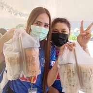 ปังปิ้ง ชาไข่มุก Tokuni Cafe ตลาดดีดีแลนด์ ปังปิ้ง ชาไข่มุก หน้าปั๊ม ปตท.ตลาดดีดีแลนด์