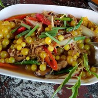 เมนูของร้าน ริมเลซีฟู้ด ท่าศาลา