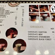 เมนู Chapter 9 Cafe
