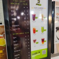 เมนู สตรีทคอฟฟี่ MRTสวนจตุจักร