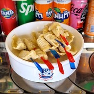 เมนูของร้าน สามก๊กสุกี้หมาล่าสายพาน รสต้นตำรับ เล่าปี่ถนนกิ่งแก้ว