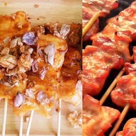 ข้าวปลาแกะ ข้าวน้ำพริก ไก่ย่างแดง @บ้านบึง