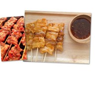 ข้าวปลาแกะ ข้าวน้ำพริก ไก่ย่างแดง @บ้านบึง