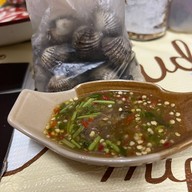 เมนูของร้าน เจ้ภาหอยแครงลวก&กุ้งอบวุ้นเส้น เจ๊ภา วงเวียนใหญ่