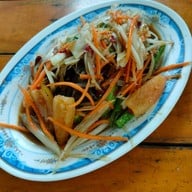 เมนูของร้าน ครัวริมคลอง อ่างเก็บน้ำ บางพระ ชลบุรี