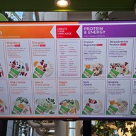 เมนู Boost Juice Bars Central World