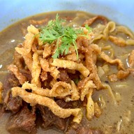 เมนูของร้าน ข้าวซอยบ้านแป้น