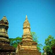 บรรยากาศ วัดเจดีย์เจ็ดแถว