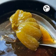 เมนูของร้าน ก๋วยเตี๋ยวไก่มะระป้าดำ ท่าดินแดง