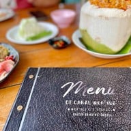 เมนูของร้าน De Canal Cafe เดอคาแนลซีฟู้ดฮาลาลริมคลอง สุขสวัสดิ์66