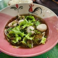 เมนูของร้าน ก๋วยเตี๋ยวเนื้อ นายใช้ (บ้านแพน)