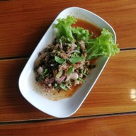 เมนูของร้าน แซ่บส้มตำหมูย่าง