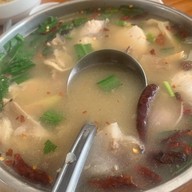 เมนูของร้าน กุ้งเป็น