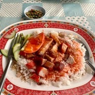 จั๊วข้าวหมูแดง