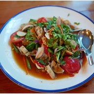 เมนูของร้าน ตำกระเทย สกลนคร