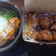 ไก่ทอดเกาหลี&มาม่าเกาหลีสไตล์ฟิวชั่น