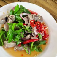 เมนูของร้าน ตำนายหนวด