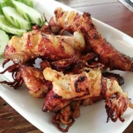 เมนูของร้าน ร้านป้านอม อาหารทะเล อาหารตามสั่ง