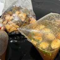 เมนูของร้าน ร้านปลาหมึกย่างน้ำจิ้มแซ่บเว่อร์