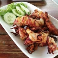 เมนูของร้าน ร้านป้านอม อาหารทะเล อาหารตามสั่ง