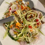เมนูของร้าน สามสีซีฟู้ด