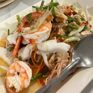 เมนูของร้าน สามสีซีฟู้ด