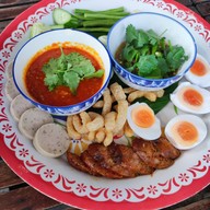 เมนูของร้าน มีน้ำ มีปลา Cafe&restaurant