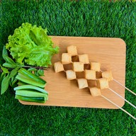 ลูกชิ้นปิ้ง  โครตผัก 🍡🥬🥒  ไก่ทอด~แมลงทอด