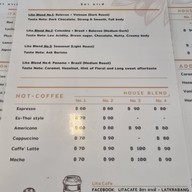 เมนู Lita cafe & Roaster  ลาดกระบัง