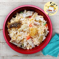 ชะบา ข้าวไข่ข้นอิ่มพุงแตก (ผัดกะเพรา คั่วพริกเกลือ ตามสั่ง) ลาดสวาย