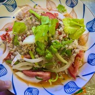 กุ้งแช่น้ำปลา กุ้งเด้ง ม่อนแซ่บบบ ตลาดพัฒนะมาร์เก็ต