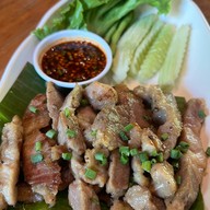 เมนูของร้าน The Three Little Pigs ท่าตลาด
