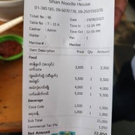 Aung Mingalar Shan Noodle