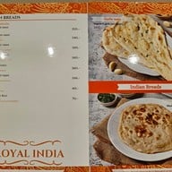เมนู Royal India Siam Paragon ชั้นG สยามพารากอน