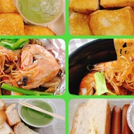 กุ้งอบวุ้นเส้น กะเพรา
