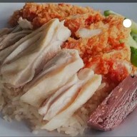 เมนูของร้าน ป.มงคลข้าวมันไก่(หน่ำซิ้ง) ข้างธนาคารกรุงศรีอยุธยาบ้านฉาง